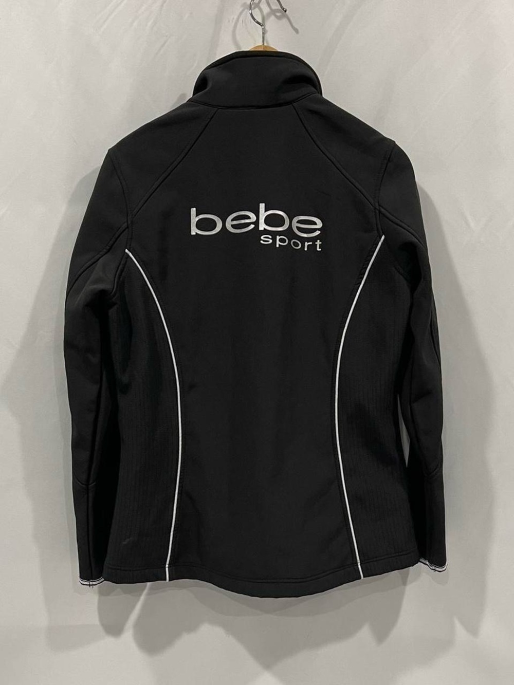 Joe's Jeans Black Utility Jacket with White Piping